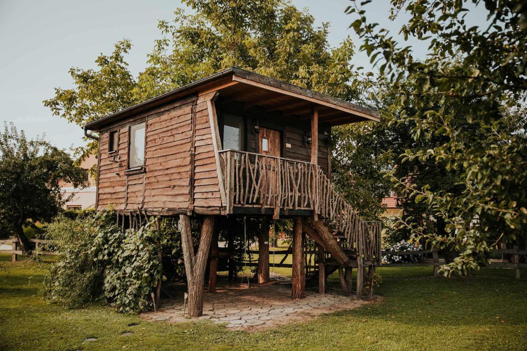 Treehouse Drevesna Hiska Strkovo Gnezdo Ranc Jures Ljutomer Exterior foto